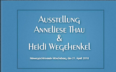 Anneliese Thau und Heidi Wegehenkel
